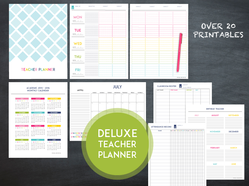 deluxe teacher planner