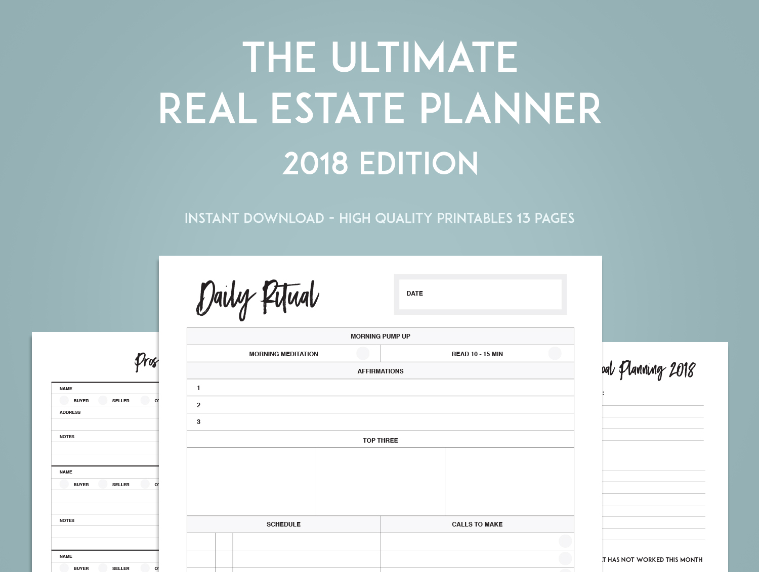 Real Estate Planner 2018