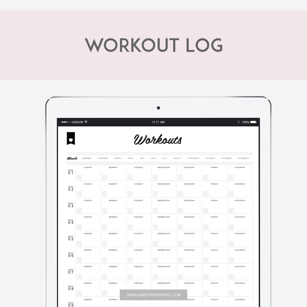 workout log