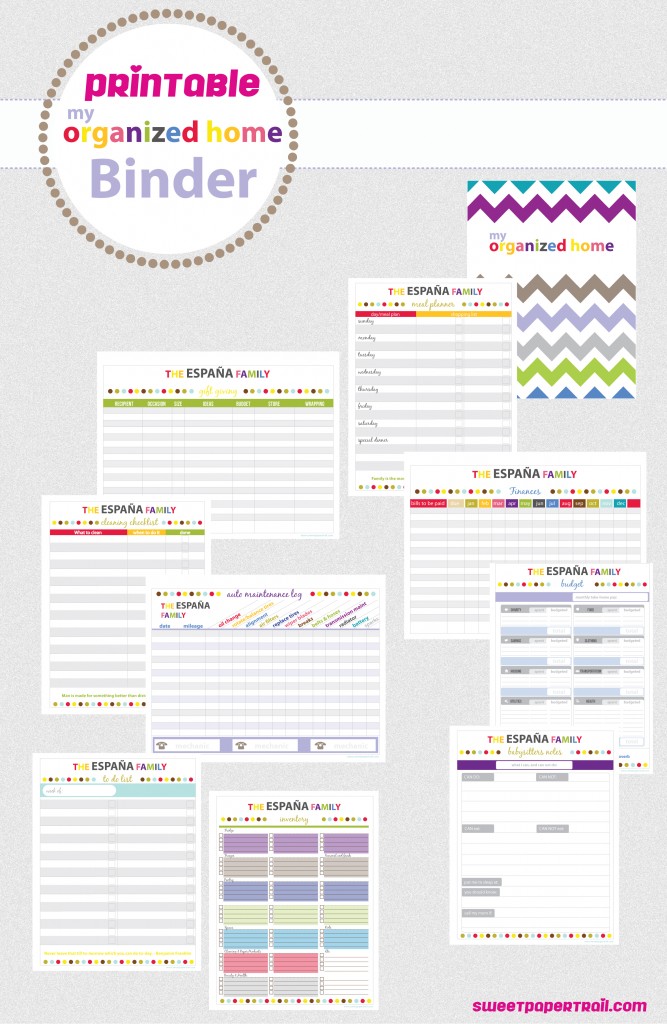 Printable Home Binder