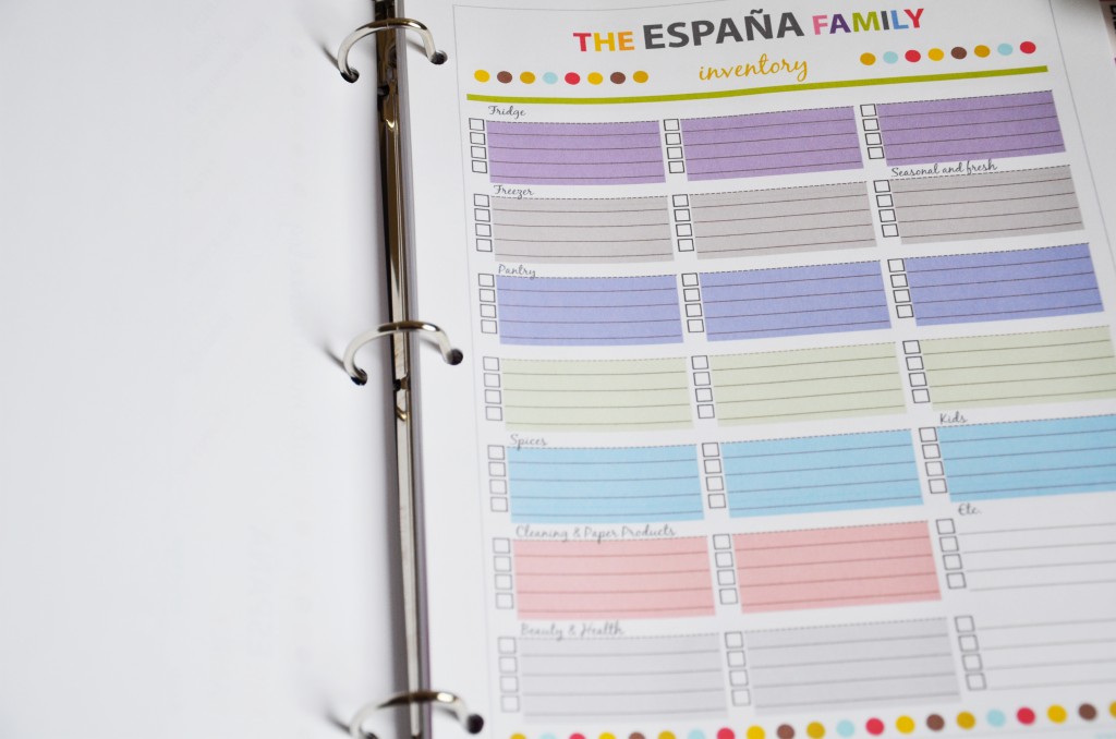 home inventory printable