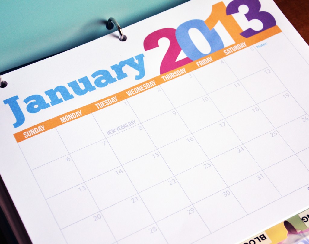 free calendar printable