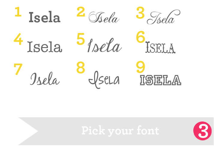 pick a font