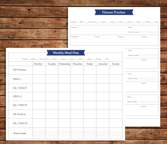Fitness meal planner