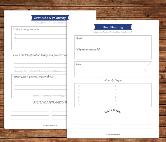 gratitude and positivity worksheet