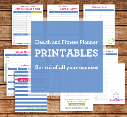 Health and Fitness Planner Printables HEALTH