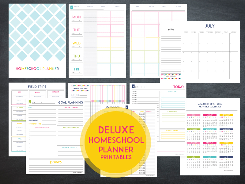 deluxe homeschool planner