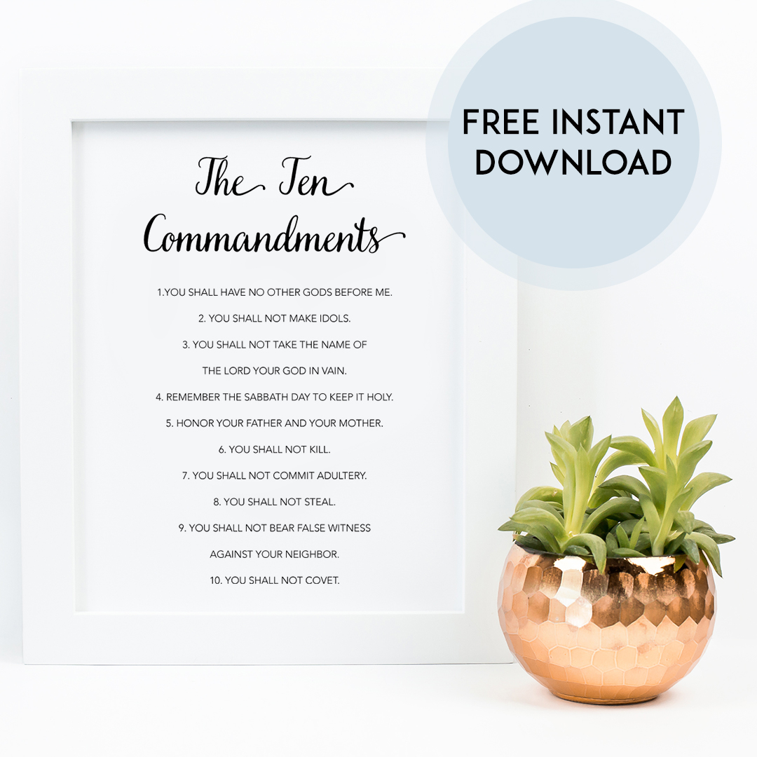 Ten Commandments download