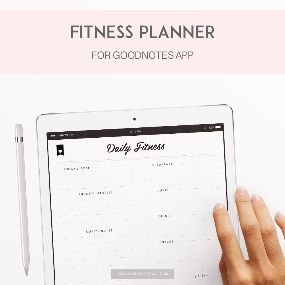 Fitness Planner for Ipad