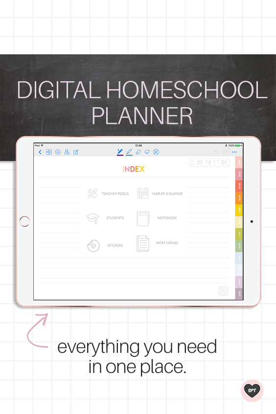 Digital Homeschool Planner 2020 - 2021