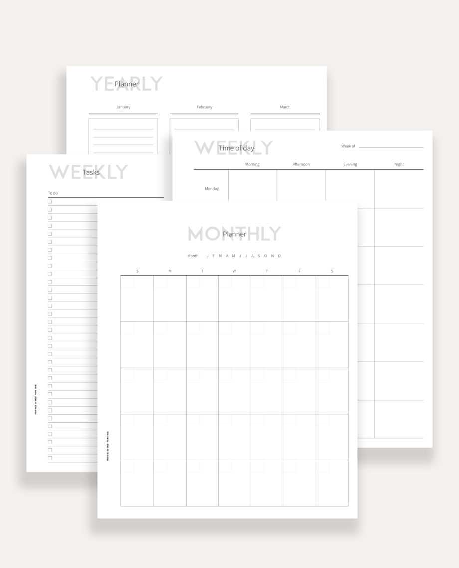 Essentials planner