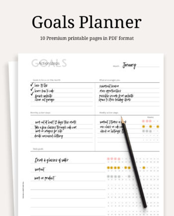 Goals planner